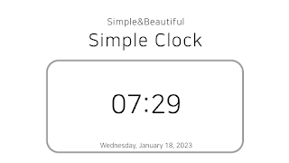 Simple Clock (Desk Clock) Ekran Görüntüsü 1