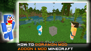 Doramon Cat Mod for Minecraft постер