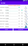 Arc Calculator - Circle Solver screenshot 2
