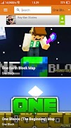برنامه‌نما One block Maps for Minecraft عکس از صفحه