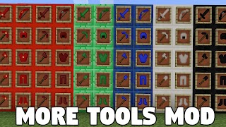 More Tool Mod for Minecraft PE โปสเตอร์