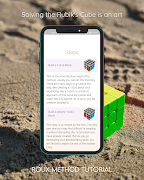 برنامه‌نما Rubiks Cube Solver Roux method عکس از صفحه