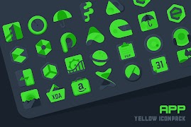 Atom Green IconPack syot layar 4