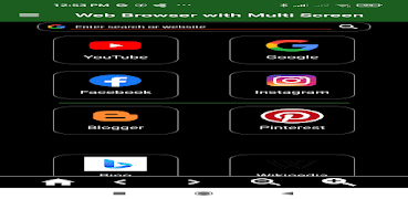 Web Browser with Multi Screen 截图 2