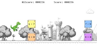 5 Schermata Dino Jump : Fun Math Game