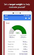 برنامه‌نما Weight Tracker عکس از صفحه