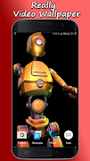 Dancing Robot Live Wallpaper poster