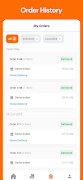 3 Schermata eWaiter Delivery App