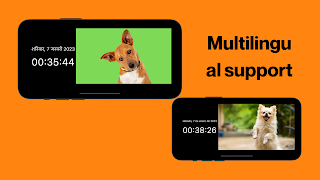 Dog Clock app.digital cute syot layar 1