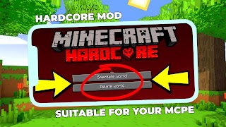 برنامهنما Hardcore Mod for Minecraft عکس از صفحه