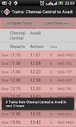 Chennai Local Train Timetable screenshot 4