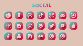 Mint Melon Icon Pack 스크린샷 3