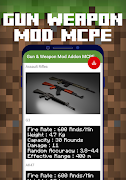 برنامه‌نما Gun & Weapon Mod Addon MCPE عکس از صفحه