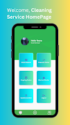 برنامه‌نما Cleaning Service App عکس از صفحه