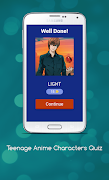 Teenage Anime Characters Quiz captura de pantalla 6
