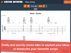 Guitar Notepad - Tab Editor 截图 7