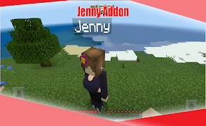 Minecraft Jenny Addon Mod captura de pantalla 1