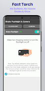 Shake Flashlight & Camera screenshot 2