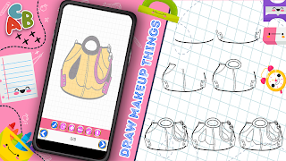 How to Draw Makeup Things ภาพหน้าจอ 3