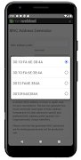 MAC Address Generator ảnh chụp màn hình 4