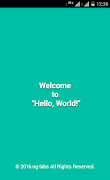 Poster Hello, World Game