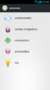 Sensor list screenshot 2