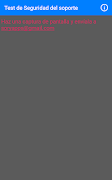 Support Security Test اسکرین شاٹ 1