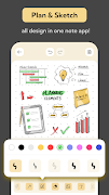 برنامه‌نما Draw Text Notepad: Paper Notes عکس از صفحه