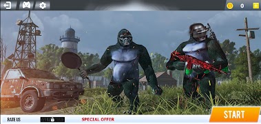 Gorilla G Unknown Shooting 3D syot layar 4