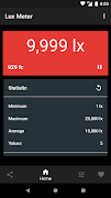 برنامه‌نما Lux Light Meter عکس از صفحه