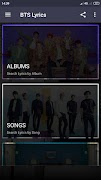 BTS Lyrics (Offline) screenshot 1