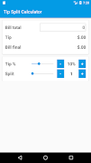 Tip Split Calculator पोस्टर