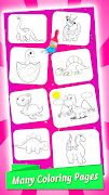 Dinosaurs Coloring Book screenshot 1