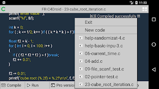 C4Droid - Simple C programming 스크린샷 5