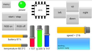 برنامهنما RoboRemo - arduino control etc عکس از صفحه