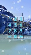 1 Schermata Winter lock screen.