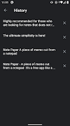 Papel de Notas captura de pantalla 2