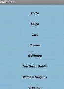 برنامه‌نما Guia de personajes del Hobbit عکس از صفحه