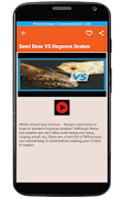 برنامه‌نما Snakes Identification Guide عکس از صفحه