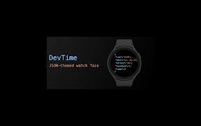 DevTime: JSON Watch Face اسکرین شاٹ 3