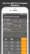 Complex Numbers Calculator スクリーンショット 4