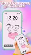 WeDraw: ロック画面お絵かき スクリーンショット 1