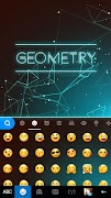 Keyboard - Geometry New Theme স্ক্রিনশট 1
