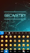 ชุดรูปแบบคีย์บอร์ด Geometry ภาพหน้าจอ 1