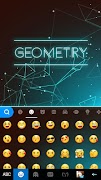 ثيم لوحة المفاتيح Geometry تصوير الشاشة 1