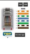RJ45 สีอีเธอร์เน็ต โปสเตอร์