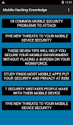 Mobile Hacking Knowledge poster