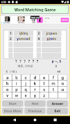 برنامهنما Word Matching Game عکس از صفحه