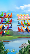 Bird Sort - Color Puzzle imagem de tela 2