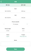 Work Log - Time Tracking اسکرین شاٹ 2